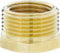 GARDENA Brass Reducer: Brass connecting Piece to The Pipe Connection with a quick coupling, 26.5 mm (3/4 ) - AG / 21 mm (1/2) - IG (7270-20)