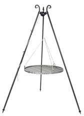Schwenkgrill Nortpol Farmcook mit Rost aus Rohstahl 70 cm inkl. Dreibein und Kette, ohne Feuerschale