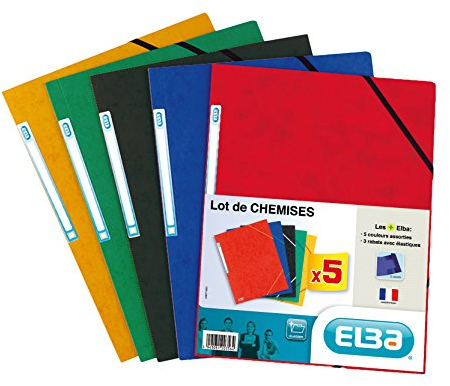 ELBA Schnellhefter, A4 5 verschiedene Farben