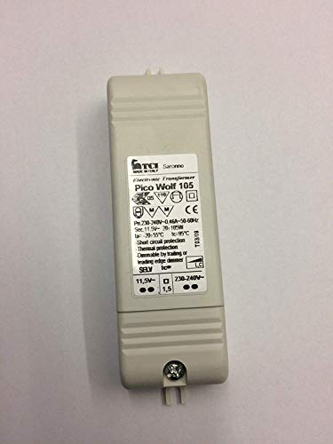 Trasformatore elettronico TCI Pico Wolf 105 20-105 W 12 V alogeno, dimmerabile