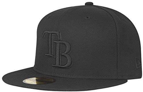 New Era 59Fifty Cap - MLB Black Tampa Bay Rays - 7 1/8