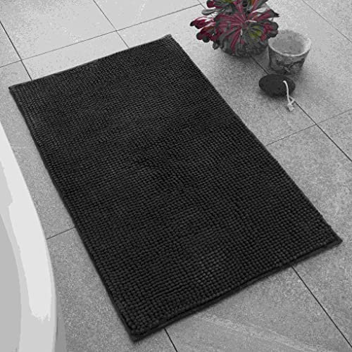 Catherine Lansfield Bobble Bath Mat Charcoal