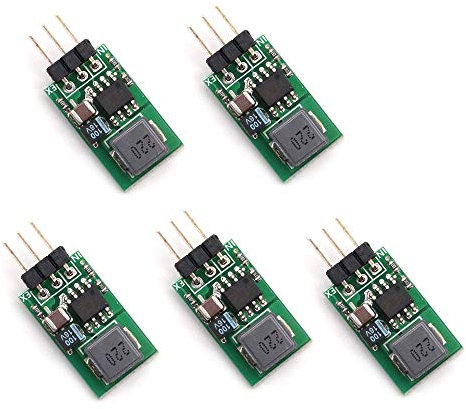 DollaTek 5Pcs 5V 1A Mini Blocco regolatore a Tre terminali Invece dell'ingresso LM7805 5,5~32V
