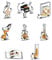 Belons 8 moldes de galletas musicales con forma de notas musicales, instrumentos para galletas, fondant, pasteles, glaseado, decoración de tartas, de acero inoxidable
