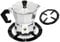 Estante Para Cafetera, Estante Redondo Para Estufa, Soporte Para Quemador De Estufa Moka De Hierro Inoxidable Negro Quemadores De Estufa Redonda Estante De Soporte Herramientas De Cocina
