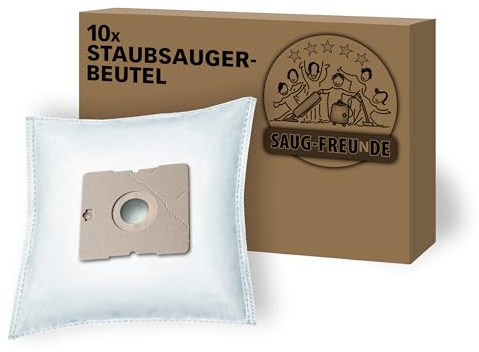SAUG-FREUnDE I 10 Staubsaugerbeutel für SEVERIN BC 7045 S Power Snow white, snowwhite, BC 7041, BC 7044, BC 7046, BC 7055, BC 7056, ALDI QUIGG 5390, ähnlich SEVERIN SB 7218