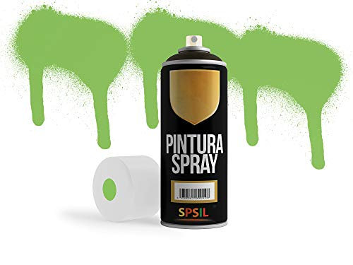 MovilCom® - Pintura en spray color Verde Lima, 400ml, mod.8542