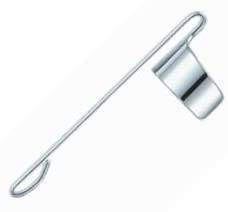 NOBO Bleistift-Clips – 5er Pack, Silber, Stahl, Modern, 10.2 mm Durchmesser