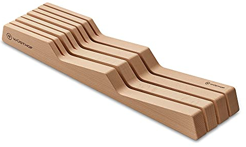 WÜSTHOF Schubladeneinsatz für 7 Messer, Buche