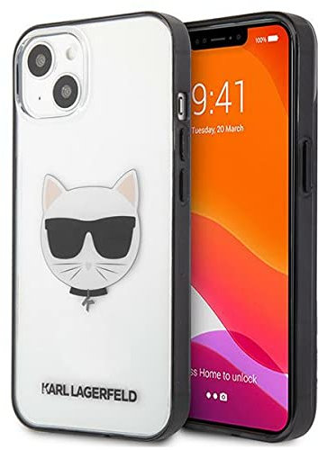 KARL LAGERFELD KLHCP13SHCHCK Handyhülle für iPhone 13 Mini 5.4 Transparent