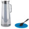 BIGHIPPY Caraffa In Vetro Da 1.8L Con Coperchio In Acciaio Inox Per Bevande Calde E Fredde (Gunmetal)