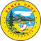U24 Aufkleber Santa Cruz City Seal 8 cm Autoaufkleber Sticker Konturschnitt