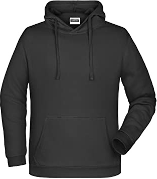 James & Nicholson Herren Basic Kapuzensweat - Klassischer Hoody mit Kängurutasche