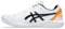 ASICS Men's Gel-Dedicate 8 Tennis Shoes, White/Shocking Orange, 11 UK