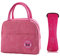 XOPOZON Sac Isotherme Repas 6L, Lunch Box Isotherme, Ensemble 5 Couverts de Camping, Sac à Déjeuner Imperméable Isolé, Sac Lunch Box Convient pour École Bureau Pique-Nique (Rose)