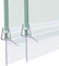 Ersatz Dusche Dichtung 2 Stück 100cm Wasserabweiser Duschdichtung für 5mm/ 6mm/ 7mm/ 8mm Duschtüren Duschtür, Transparent Wasserabweisprofil Spritzschutz Gummilippe für Duschwand Glastür Duschkabine