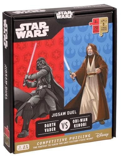 Ridley’s | Jigsaw Duel: Star Wars - Darth Vader VS Obi-Wan Kenobi | Jigsaw Puzzle | Ages 8+ | 1+ Players