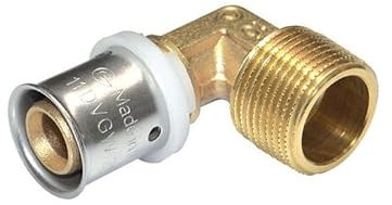 Coude Mâle multicouche à sertir TH - Ø16 au Ø32 (32 X 1)