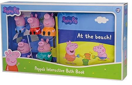 DQB DeQUBE Libro Interactivo De Baã±O 919D00051 Peppa Pig Deqube