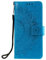iPhone XR Case, Protective iPhone XR Wallet Phone Case Flip Shockproof PU Leather Card Holder Mandala Magnetic Stand Cover for iPhone XR, Blue