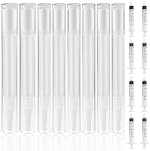 Hengxinchen 16 Stück Wandfarbe Stift Transparent Wandfarbe Ausbessern Paint Pen mit Spritze Set 2ml+5ml Ausbesserungs Stift Für Trockenbau Wandschränke Möbel Holz Möbel