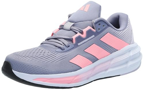 Adidas Baskets de Course Questar 3 pour Femme, Violet argenté/Rose Brillant/Aube argentée, 8.5
