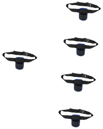 Kisangel 5St Angelgürtel angelzubehör lumbara gürtel draussen Gürteltasche Betta Fisch Rutenhalter Pole-Rack Oxford-Tuch