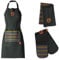 MasterChef Cotton Textiles Kitchen Gift Set, Includes Chef Apron, Double Oven Glove & Pack of 2 Tea Towels, All Items Feature Official Show Logo, Fully Machine Washable, Unisex, Vivid Collection