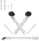 LICHIFIT Impugnatura di estensione per Meta Quest 3S / Quest 3 / Quest Pro VR Controller Extension Sticker Allungare Maniglie Attacco Spada laser e Accessori per giochi da golf