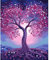 LCOZX Malen nach Zahlen für Erwachsene Anfänger, DIY Acryl Ölmalerei nach Zahlen Kits, Kunst Baum DIY Malen nach Zahlen auf Leinwand als Geschenk, Wanddekoration 45x45cm, Nr.2