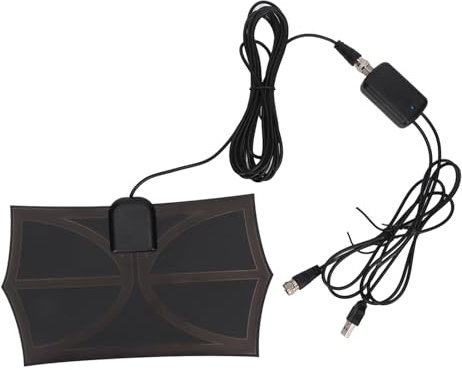 Antenna TV Digitale, Cavo Coassiale HDTV da 300 Miglia di Portata 16FT, Antenna HD Digitale Portatile per Interni Ed Esterni per Tutti i Vecchi Televisori