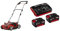 Einhell Akku-Vertikutierer-Lüfter GE-SC 36/35 Li Power X-Change (36 V, 35 cm Arbeitsbreite, klappbarer Führungsholm, inkl. 2X 3,0 Ah Akkus und Twincharger)
