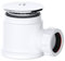 PlumbEZ Siphon de douche compact chromé – 50 mm facile à nettoyer – Couvercle de vidange de douche de rechange avec couvercle de siphon de douche 3,8 cm