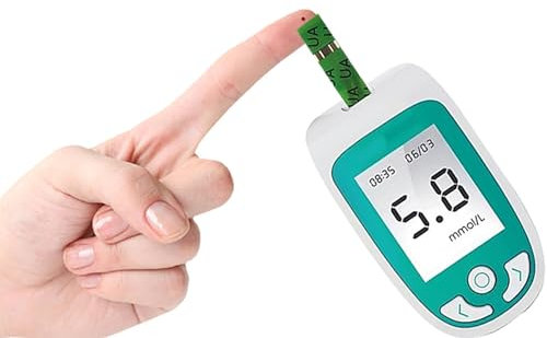 WFUAHA Glukose-Harnsäure-Gesamtcholesterin-Tester, Multifunktionstester, Glukose-Monitor-Gerät Mit Teststreifen, Heimtest-Set Mit 50 Blutzucker + 25 Harnsäure + 10 Cholesterin-Teststreifen-Analysator