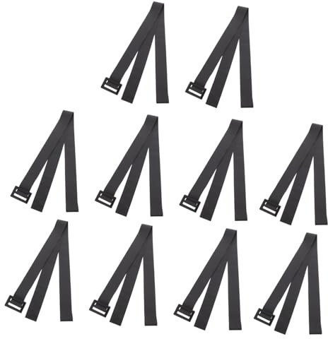 WRITWAA 10stücke Gürtel Mit Schnalle Aus Santa Claus Gürtel Für Weihnachten Diy-kleidungszubehör Taillengürtel Schnalle