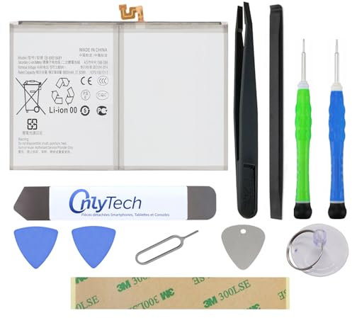 OnlyTech - Premium Replacement Battery for Samsung Galaxy Tab S9+ X816B / Tab S9 FE+ (X610 / X616) - 10090mAh - Same Quality with 10 Tools Repair Kit