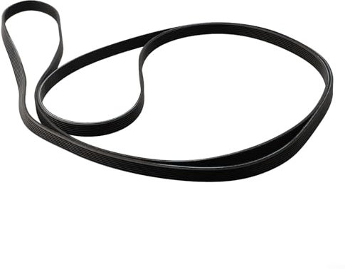 Correa de tambor de secadora para Electrolux 1930 mm 7 varillas de poliéster pieza de repuesto para sensor EDV5552 EDV6552 EDV5051 EDV6051 modelos negro