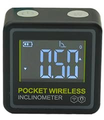 Hochpräziser magnetischer digitaler Winkelfinder mit elektronischem Laser, USB-Aufladung, digitales LCD-Display, Neigungsmesser mit starkem Magnetfuß, wasserdicht, für Bauarbeiter und Ingenieure