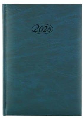 Buchkalender 2026 / Chefkalender / Farbe: blau