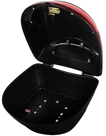 Motorrad Heckbox Kleine Aufbewahrungsbox Kunststoff für Helm und Gepäck