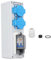 Fafeicy Distributore di Alimentazione a Parete, Socket Europeo a 4 Posizioni SGKJ 2C con Distributore di Alimentazione a Doppio Uso RCBO RCD, 250 V 16A, per Esterno Interno