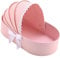 Cardboard Gift Box Unique & Creative Cradle-Shaped Gift Box with Lace 13x7x8 Inch Decorative Case for Baby Shower, Flower Arrangement, Candy, Egg, Biscuit Flower Boxes for Arrangements