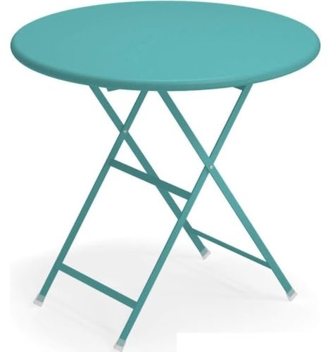 EMU Arc en Ciel Runder Klapptisch 80 cm Art 346 Farbe Ozeangrün 88