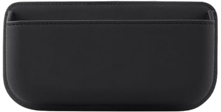 Generisch Autoaufbewahrung Taschenpocket-Leder Car Gap Bag Tasche Organizer-PU Leder Selbstklebender Sonnenbrillenhalter für Automobil-SUV-Limousine