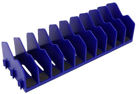 lyrlody Pliers Organizer Rack, Heavy Duty ABS Tool Drawer Tray with 10 Slots for Workshop Storage