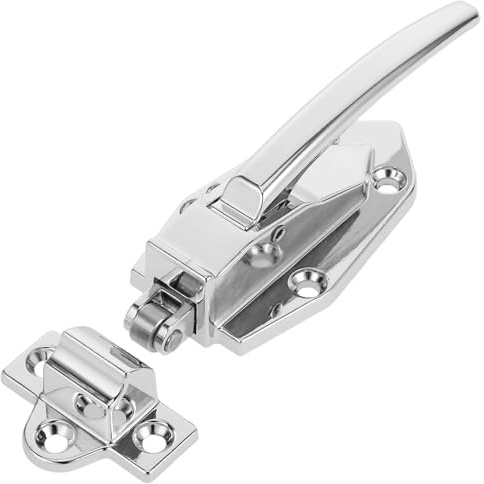 GALPADA Poignée de Porte Installation Encastrée Fixation par Vis pour Four et Congélateur en Alliage de Zinc Argenté 1 Set pour Usage Commercial et Domestique