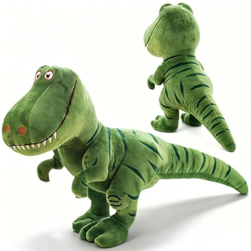 QuidToyzian Dinosaurier Plüschtier 40cm, Kuscheltier Tyrannosaurus Rex, Weiches Dino Kuschelkissen, Plüsch Figur für Wohnzimmer, Schlafzimmer & Deko, Niedliches Stofftier Geschenk