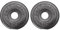 Bad Company Hantelscheiben 30/31 mm Kunststoff 2 x 0,5 kg I Gewicht 0,5kg Paarweise I Gewichte für Langhantel und Kurzhantel