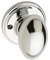 Copper Creek EK2090PS Egg Door Knob, Dummy Function, 1 Pack, in Polished Stainless