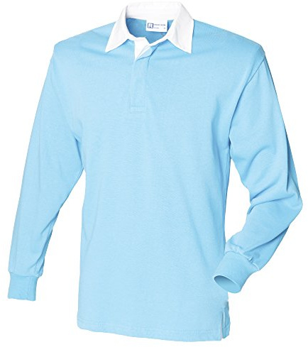 Front Row Men's Polo Shirt multicolour Sky Blue Medium